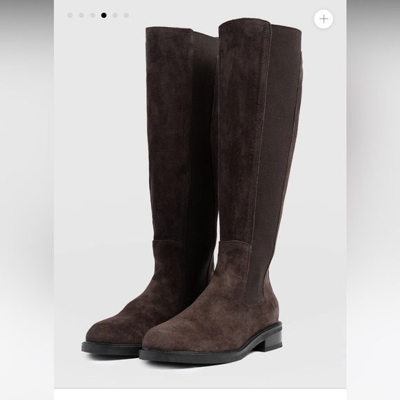 Saint + SofiaEvelyn knee-high brown boots